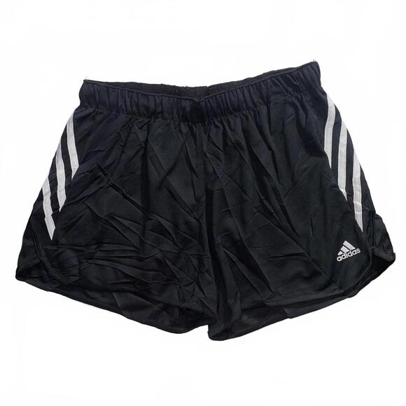 adidas Pants - Adidas Black Running Shorts Size Small Vintage 3-Stripes Athletic Activewear